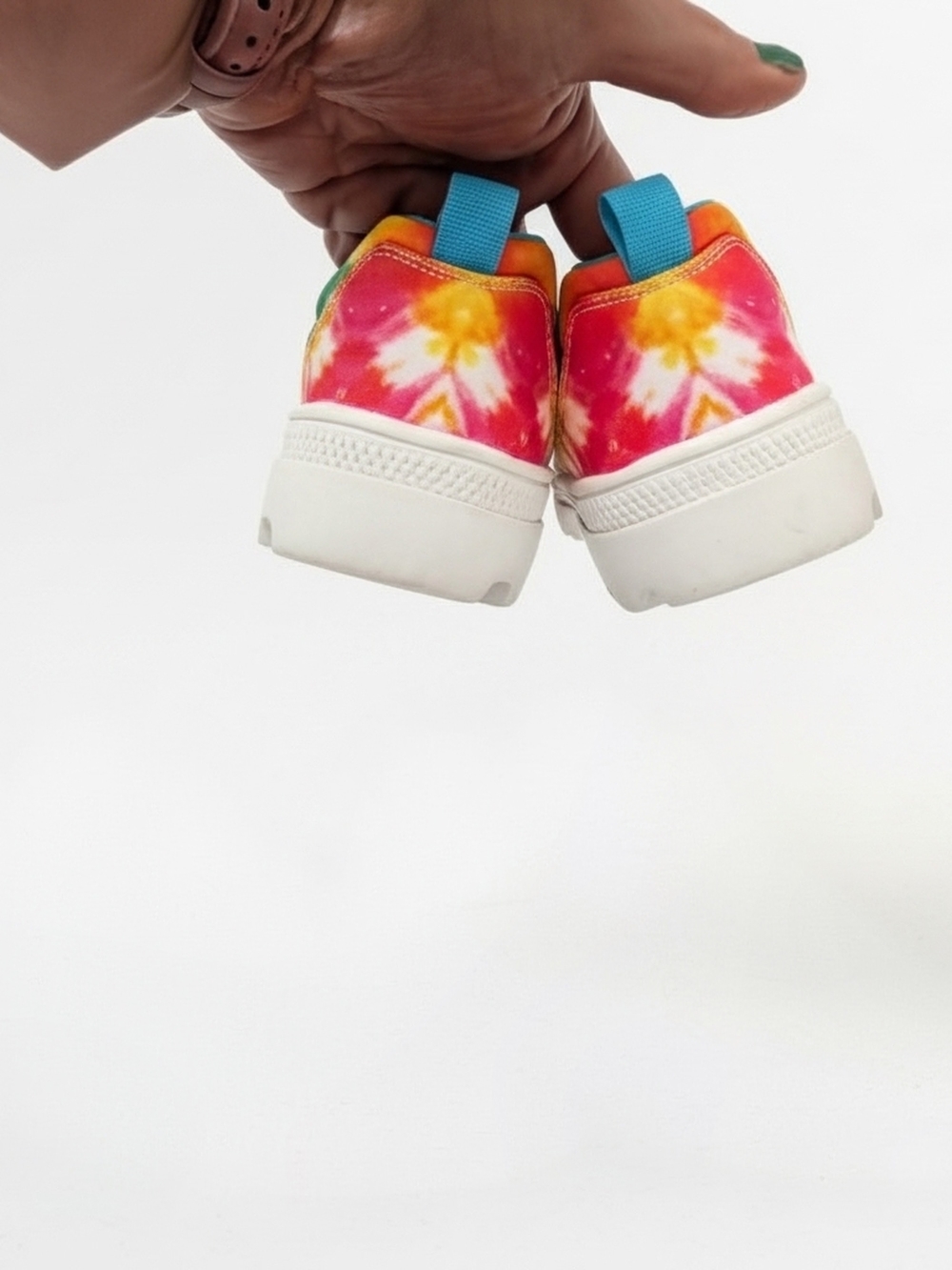 Skechers Tie-Dye Canvas Sneakers Multicolor Low-Top - Picture 4 of 8